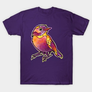 watercolor bird, cute and colorful T-Shirt